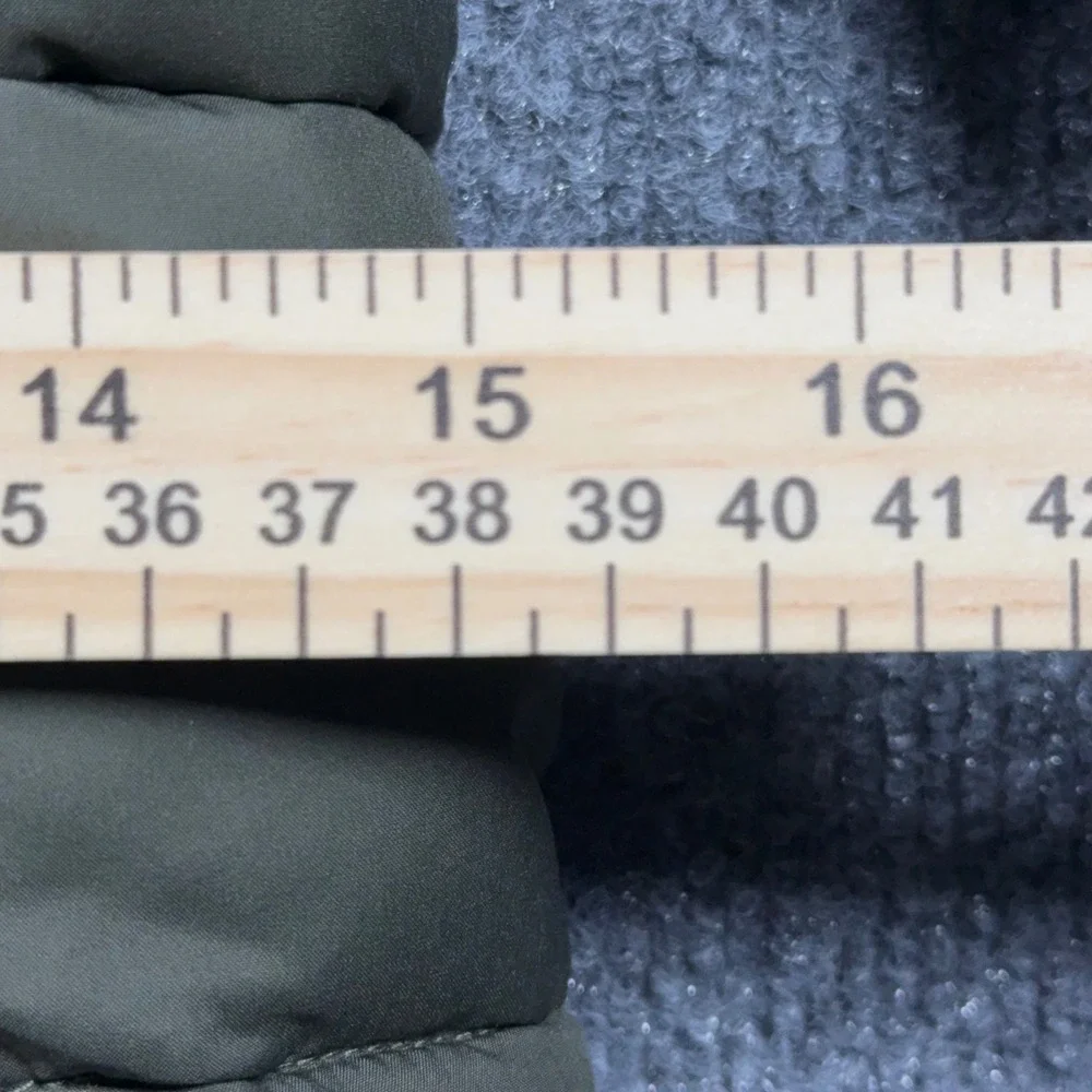 Abercrombie Fitch Jacket Womens Extra Small Ultra Parka Sherpa Lined Olive Green